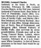 Leonard Munro Leonard Munro