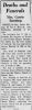 Deaths and Funerals
Mrs. Carrie Banning Deaths and Funerals
Mrs. Carrie Banning