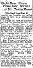 Eight Year Illness Takes Rev. Wyman at His Custer Home
Part 2 Eight Year Illness Takes Rev. Wyman at His Custer Home
Part 2