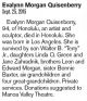 Evalynn Morgan Quisenberry Evalynn Morgan Quisenberry