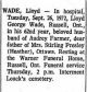 Lloyd Wade Lloyd Wade