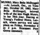 Mary Munro Mary Munro