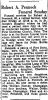 Robert A. Pennock Funeral Sunday Robert A. Pennock Funeral Sunday