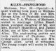 Allen - Hazelwood Allen - Hazelwood